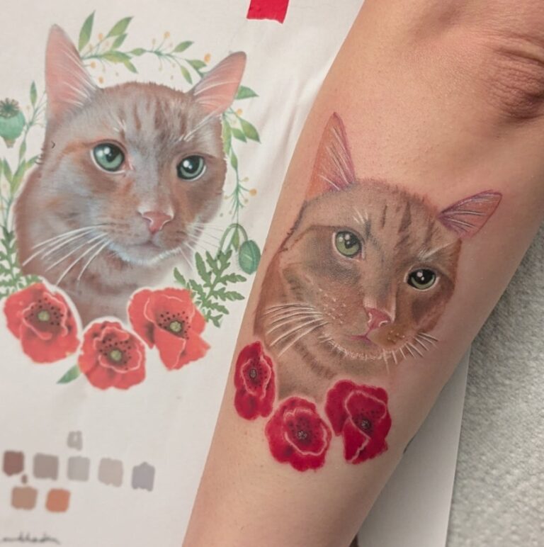 Katze Tattoo