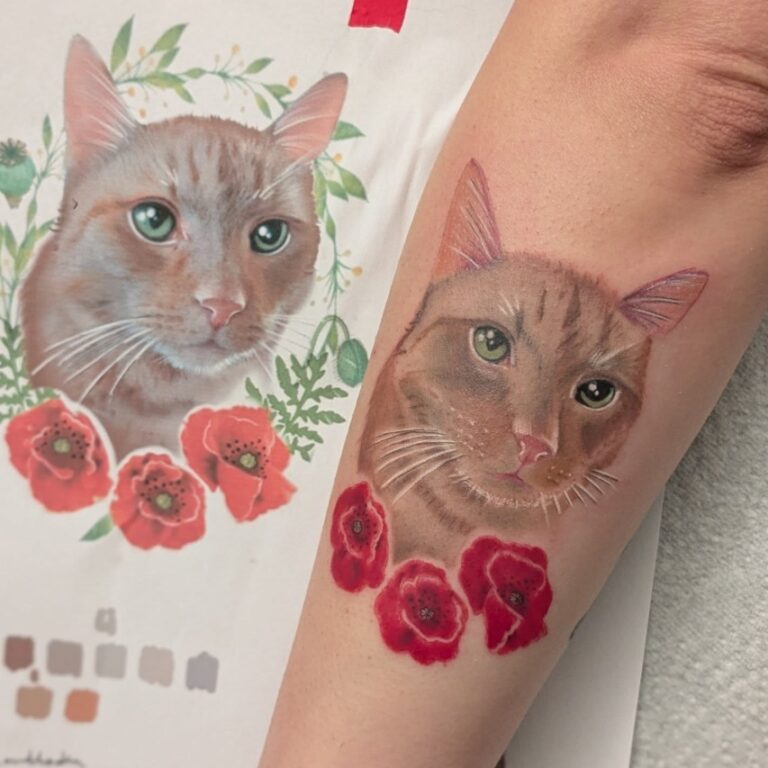 Katze Tattoo